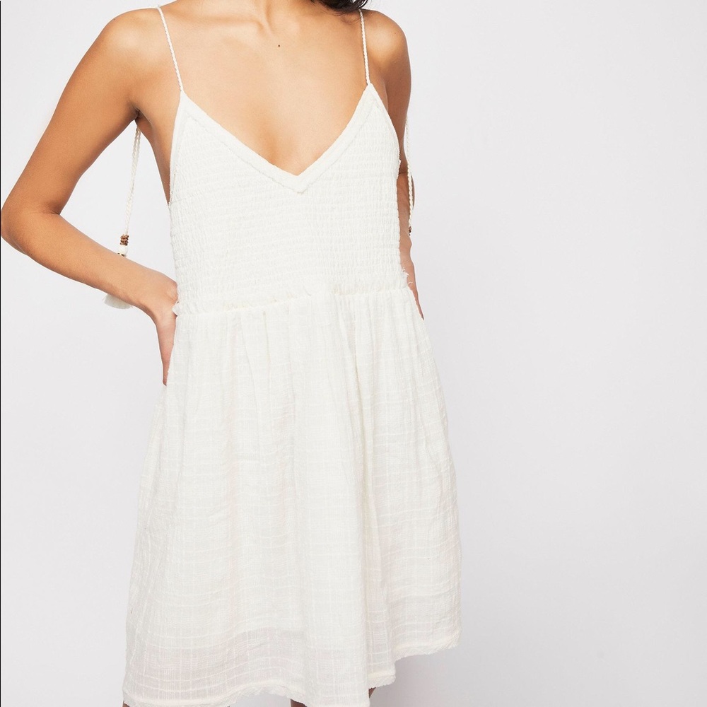 NWT Free People Sun Drenched Mini Dress Size L